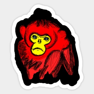 Amazonian monkey #3 Sticker